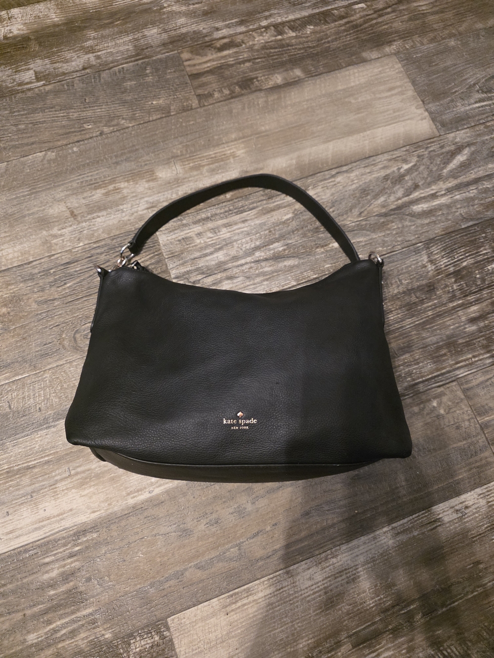 Kate Spade Black Leather Shoulder Bag